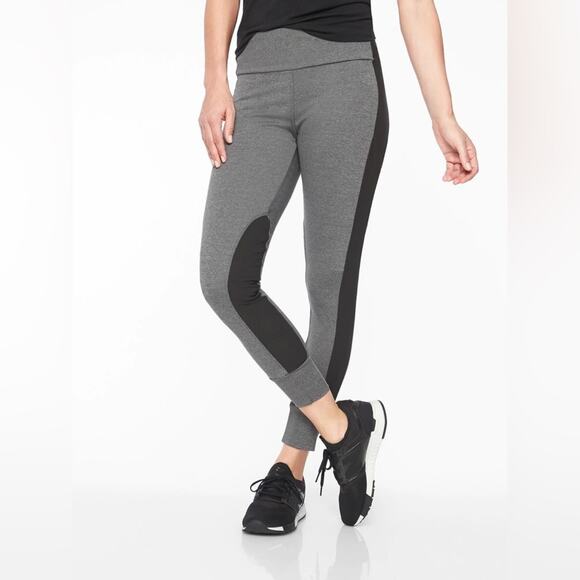 Athleta Pants - Athleta Essex Hybrid Tights Leggings Women's Heather Gray  -  Size:   LT